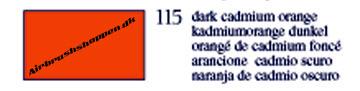 Dark Cadmium Orange 115 Farber Castell farveblyant 